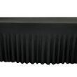 Nappe blanche Noire pour table de 180x80